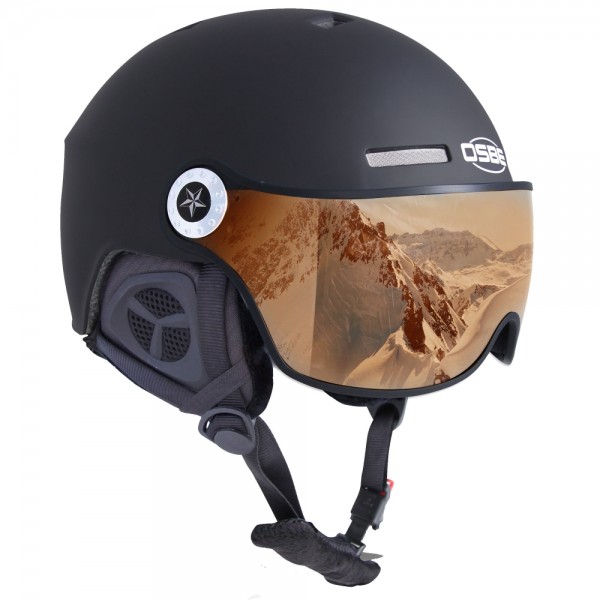 OSBE Ski-Helm New Light-R Black Matt photochrom