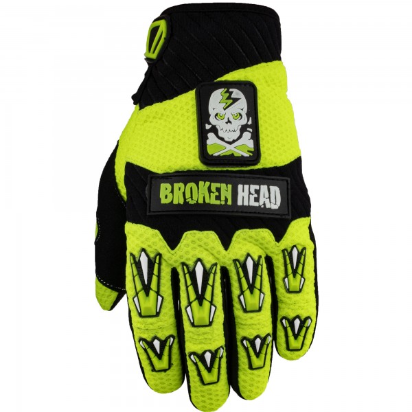 Broken Head MX-Handschuhe Faustschlag Gelb
